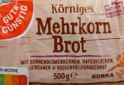 GUT&GÜNSTIG Körniges Mehrkornbrot 500g