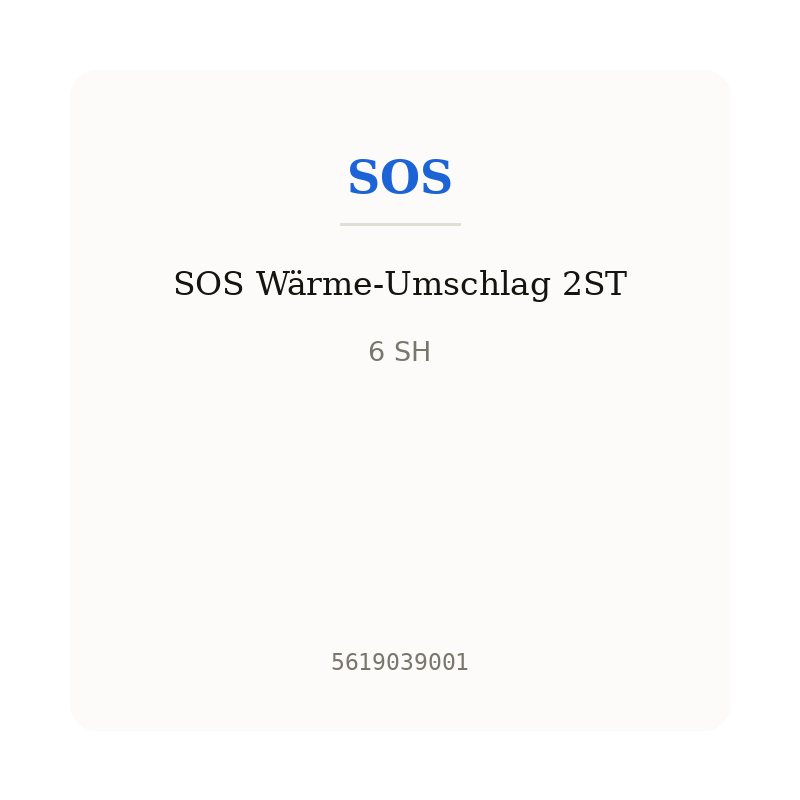 SOS Wärme-Umschlag 2ST
