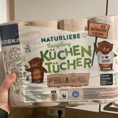 EDEKA Naturliebe Recycling Küchentücher 3-lagig 4x64BL
