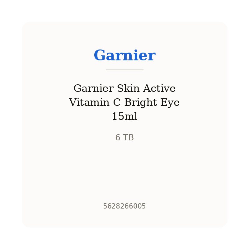 Garnier Skin Active Vitamin C Bright Eye 15ml