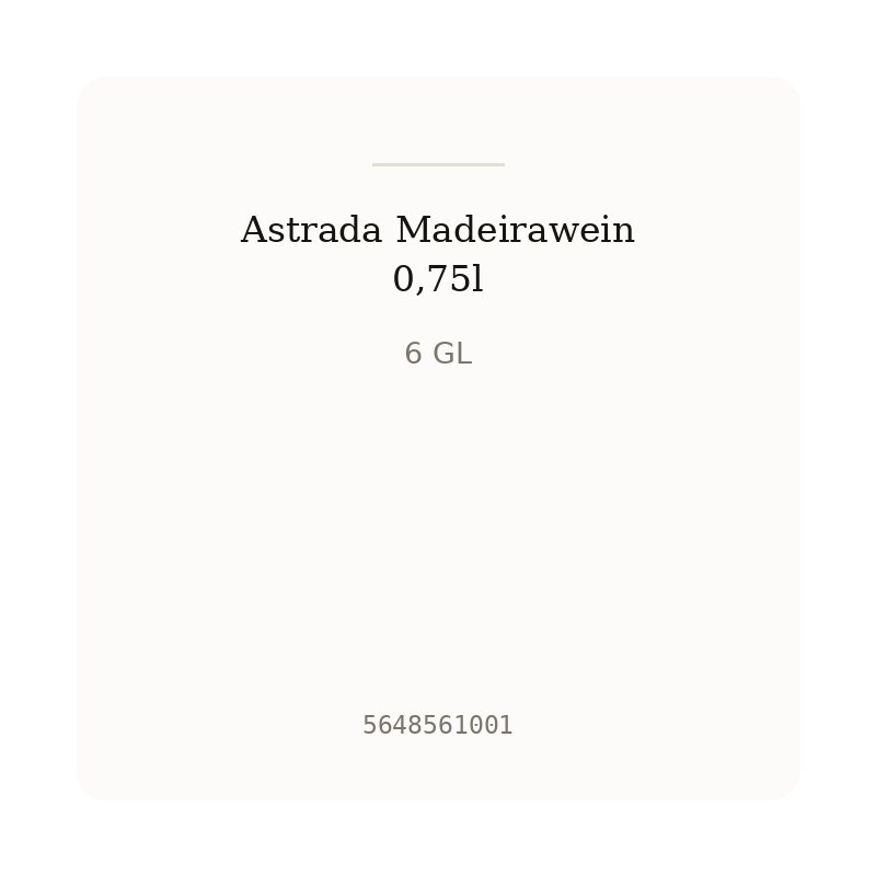 Astrada Madeirawein 0,75l