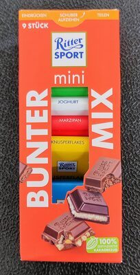 Ritter Sport Mini bunter Mix Turm 150g