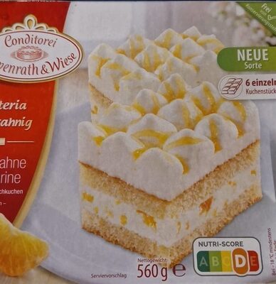 Coppenrath&Wiese Cafeteria fein&sahnig Käse-Sahne-Mandarinen Blechkuchen 560g