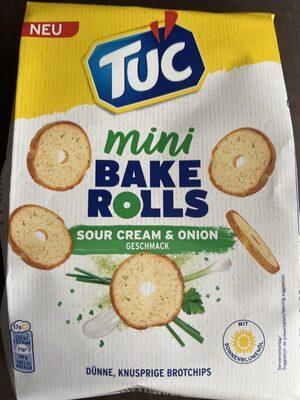 Tuc Mini Bake Rolls Sour Creme&Onion 150g