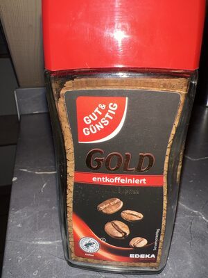 GUT&GÜNSTIG Gold löslicher Kaffee entkoffeiniert 100g