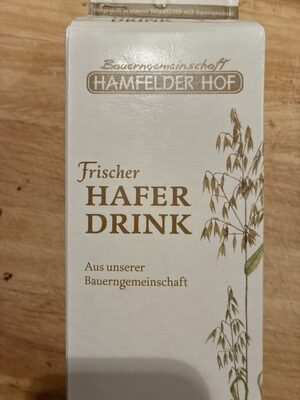 Bio Hamfelder Hof Frischer Haferdrink 1l