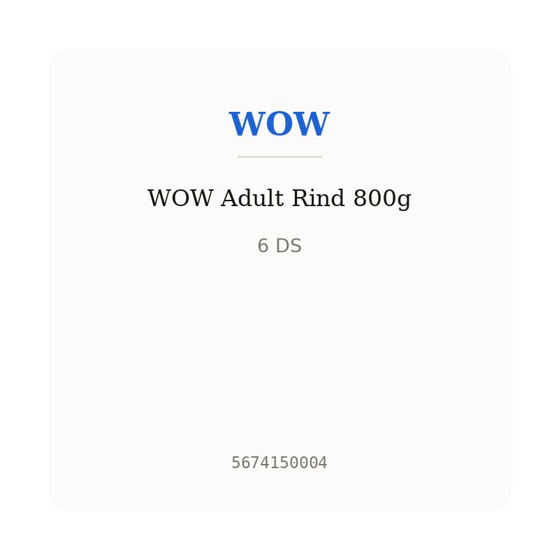 WOW Adult Rind 800g