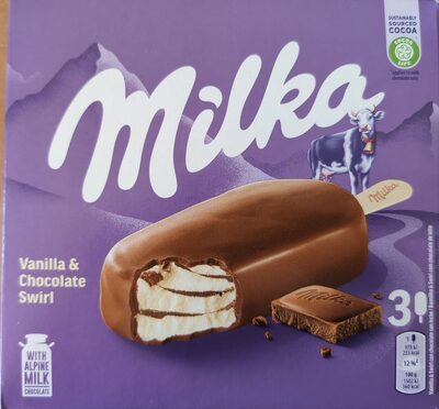 Milka Vanilla&Chocolate Swirl 3x90ml