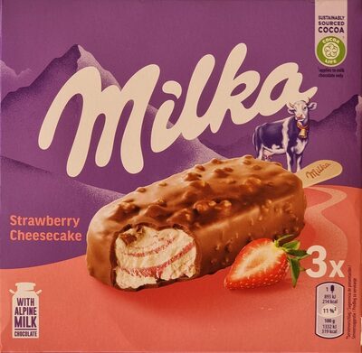 Milka Strawberry Cheesecake 3x90ml