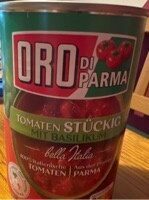 Oro di Parma stückige Tomaten mit Basilikum 400g