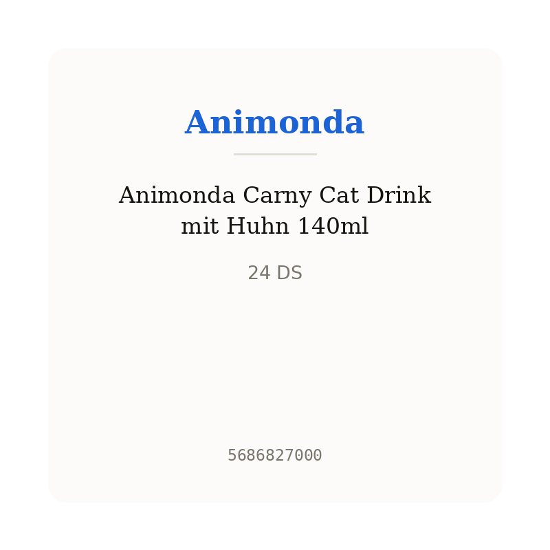 Animonda Carny Cat Drink mit Huhn 140ml