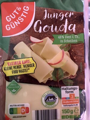 GUT&GÜNSTIG Gouda 48% Kleiner Kauf 150g VLOG