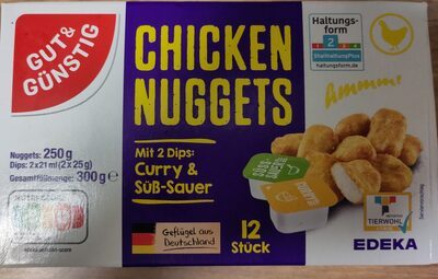 GUT&GÜNSTIG Chicken Nuggets mit Dips 300g VLOG QS ITW