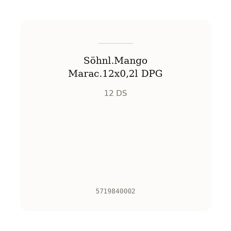 Söhnl.Mango Marac.12x0,2l DPG