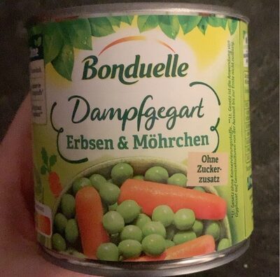 Bonduelle Erbsen mit Möhrchen dampfgegart 305g