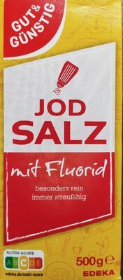 GUT&GÜNSTIG Jodsalz mit Fluorid 500g