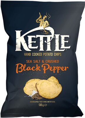Kettle Chips crush black Pepper 130g