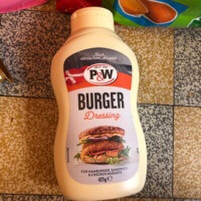 P&W Burger Dressing 425g