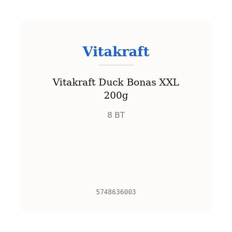 Vitakraft Duck Bonas XXL 200g