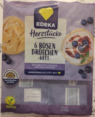 EDEKA Herzstücke Rosenbrötchen hell 6ST 510g