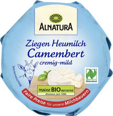 Bio Alnatura Ziegencamembert Heumilch 45% Vollfettstufe 100g