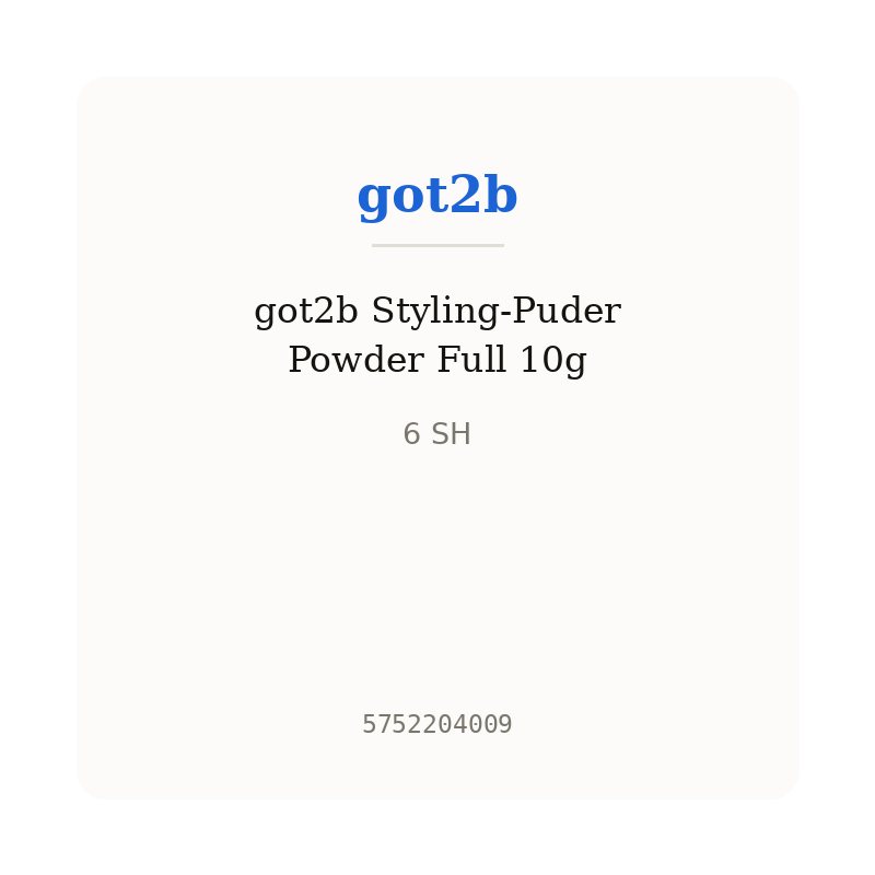 got2b Styling-Puder Powder Full 10g