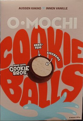 O-Mochi Cookie Balls Vanille 6x30g