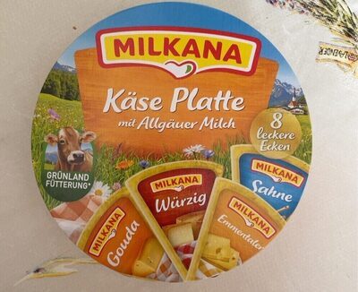 Milkana Käse Platte 8ST 190g