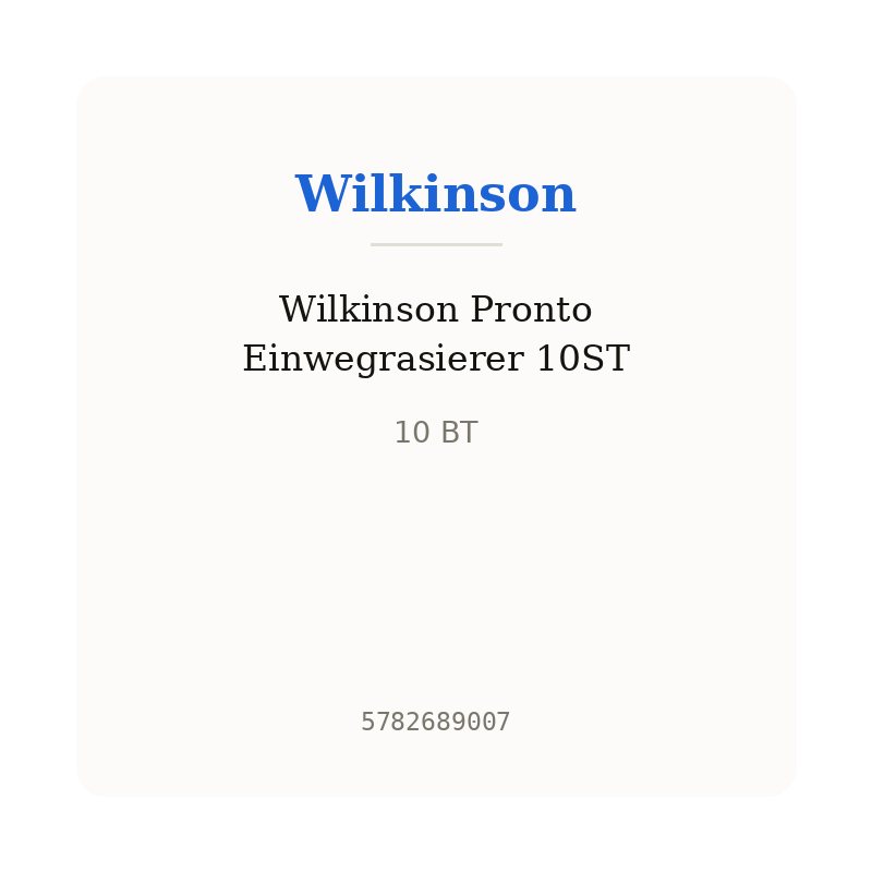 Wilkinson Pronto Einwegrasierer 10ST