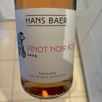 Hans Baer Pinot Noir Rose QW trocken 0,75l
