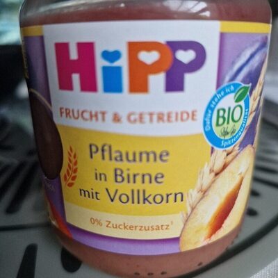 Bio Hipp Pflaume in Birne mit Vollkorn 160g