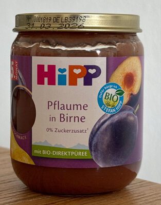 Bio Hipp Pflaume in Birne 160g