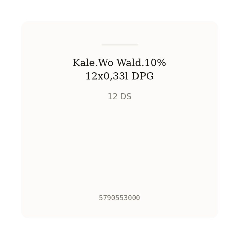 Kale.Wo Wald.10% 12x0,33l DPG