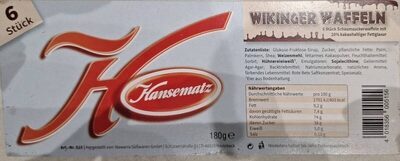 Hansematz Wikinger Waffeln 6ST 180g