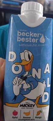 Beckers Bester Apfel-Banane-Mango Disney Donald&Daisy 0,33l
