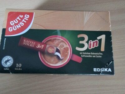 GUT&GÜNSTIG Kaffeesticks 3in1 180g