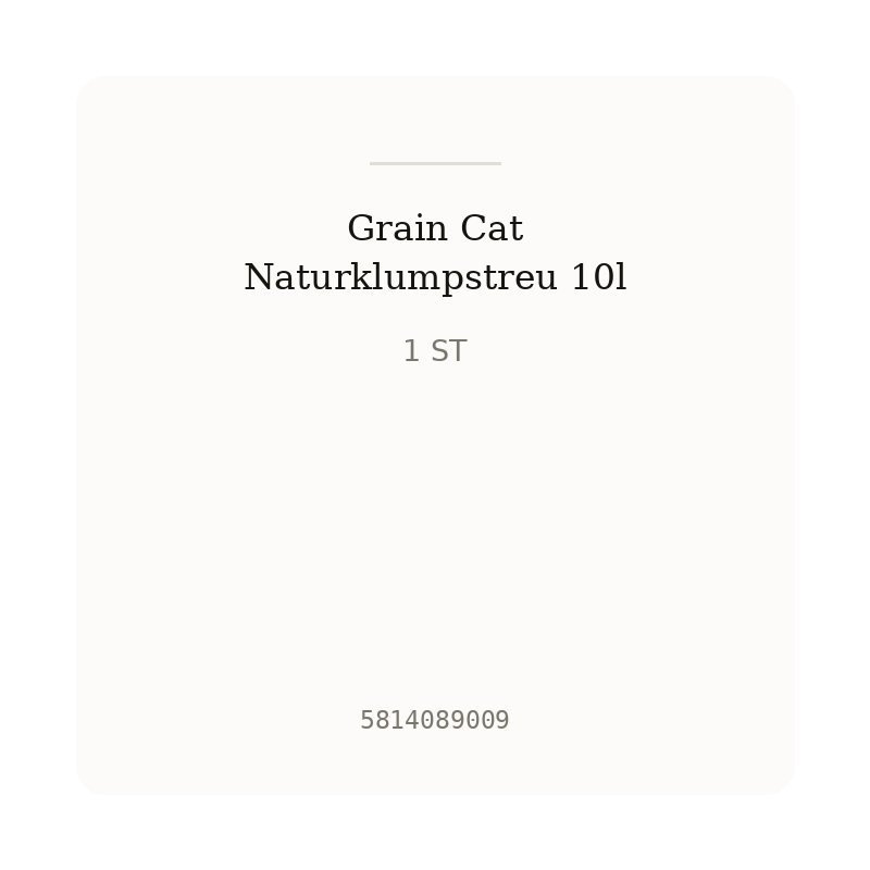 Grain Cat Naturklumpstreu 10l