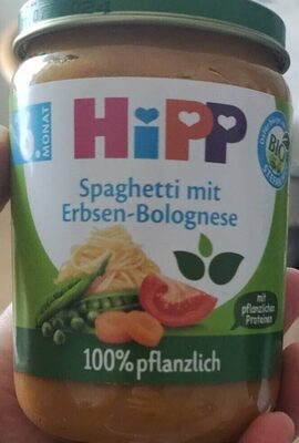 Bio Hipp Spaghetti mit Erbsen-Bolognese 190g