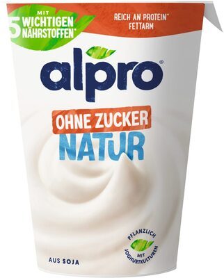 Alpro Joghurtalternative Soja Natur ungesüßt 400g