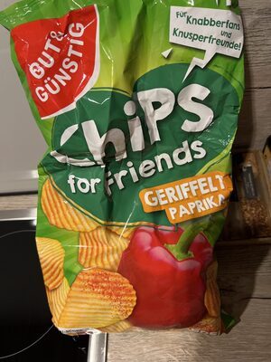 GUT&GÜNSTIG Riffelchips Paprika 200g