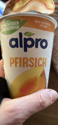 Alpro Joghurtalternative Soja Pfirsich 400g
