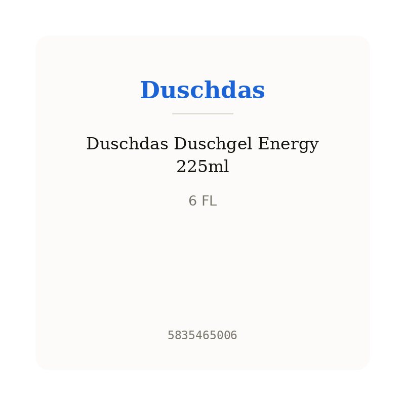 Duschdas Duschgel Energy 225ml