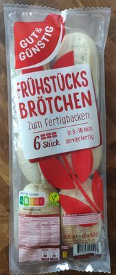 GUT&GÜNSTIG Frühstücks Brötchen 6ST 300g