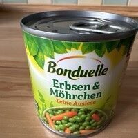 Bonduelle Erbsen mit Möhrchen feine Auslese 200g