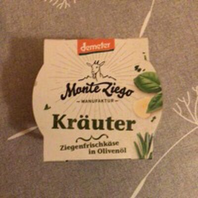 Demeter Monte Ziego Ziegenfrischkäse in Olivenöl&Kräuter 45% Vollfettstufe 115g