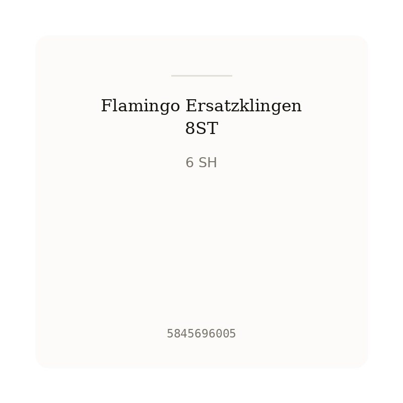 Flamingo Ersatzklingen 8ST