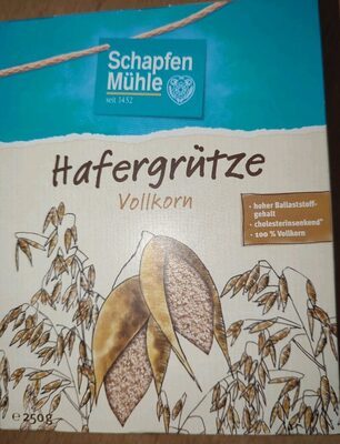 Schapfenmühle Hafergrütze Vollkorn 250g