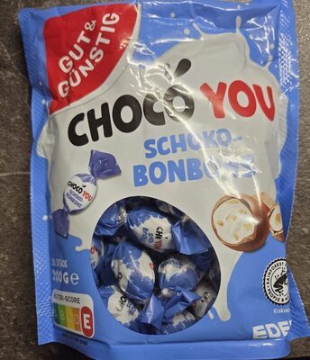 GUT&GÜNSTIG Schokoladenbonbons mit Milchcremefüllung 200g