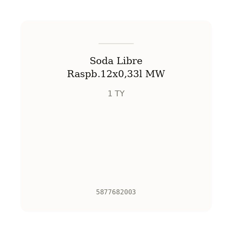 Soda Libre Raspb.12x0,33l MW