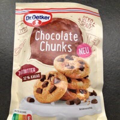 Dr.Oetker Chocolate Chunks Zartbitter 100g